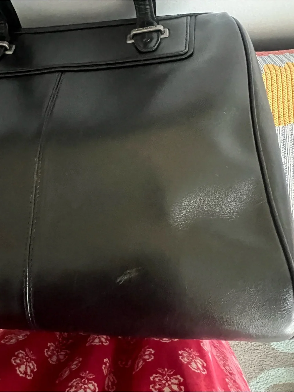 Coach 2014 Taylor Wool/Croc Bowler Satchel.